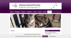 Desktop Screenshot of katzenschutzverein-karlsruhe.de